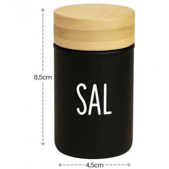 Saleiro E Pimenteiro Doha 90ml 3 Peças